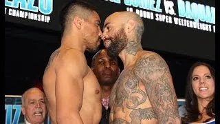 Victor Ortiz vs Luis Collazo Weigh In & FaceOff