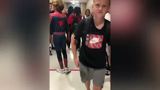 SPIDERMAN DOES A BACKFLIP AT SCHOOL
