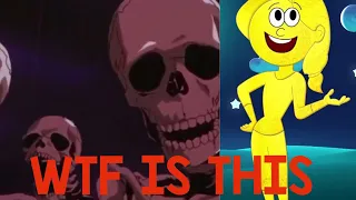 AumSum video (skeleton meme)