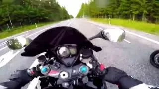 Drag Race - 2015 Kawasaki Z1000 VS Suzuki GSXR 1000 K7