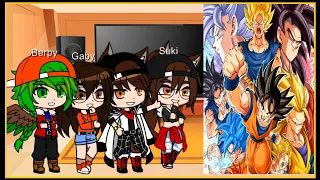 Pro Gamer y sus Amigos Reaccionan a Son Goku// Colaboracion:@GonicGachaZ😎//Gacha Club🔥