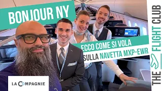 Il modo migliore per volare da Milano New York? a bordo de La Compagnie l'unica 100% business