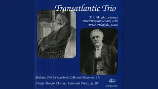 Clarinet Trio in A Minor, Op. 114: IV. Allegro