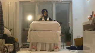 House Sri Akhand Paath Sahib - 11/03/2022 - Bhai Amanjot Singh - Night Raul