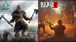 RDR 2 vs AC Valhalla -GRAPHIC,COMBO Comparison Which Game Is Better?