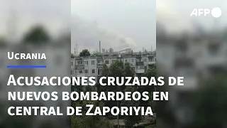 Rusia y Ucrania se acusan de nuevos bombardeos en central nuclear de Zaporiyia | AFP