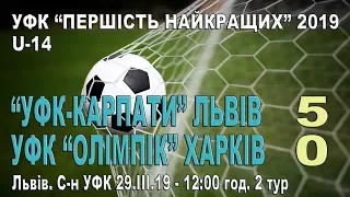 "УФК-Карпати" Львів - УФК "Олімпік" Харків 5:0 (2:0) U-14. Гра