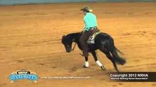 REF Black Mamba ridden by Jordan Larson - 2012 NRHA Futurity (Open Finals)