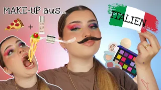 FOUNDATION die nach PIZZA 🍕 & PASTA 🍝 riecht ? ..ich teste ITALIENISCHES MAKE-UP ! 🇮🇹