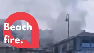 Explosion at beachfront restaurant | SWNS