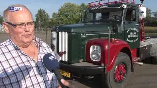 Oldtimers naar open dag Scania in Zwolle