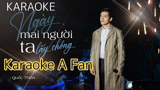 [KARAOKE] NGÀY MAI NGƯỜI TA LẤY CHỒNG_Thành Đạt || TONE NAM || QUỐC THIÊN (Live)