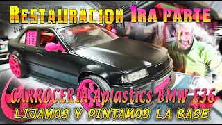 Restauración carrocería de 1/10 RC DRIFT - @Aplastics   BMW E36 - capítulo 1 - Sakura D5 😜🏁🤙