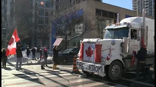 The freedom convoy sparks demonstrations across the country including Hamilton