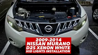 2009-2014 NISSAN MURANO D2S XENON WHITE HID LIGHTS INSTALLATION