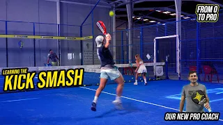 Intense training with our New PRO Coach 🎾 I learn the Kick smash 🔥