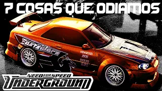 7 COSAS QUE ODIAMOS DE NFS UNDERGROUND