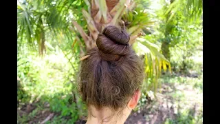 How to use a Hair Stick to do a Bun or Top Knot