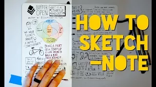A Look Through My Sketchnote Book: Tips & Recommendations on Layout, Process, Pens, and More!