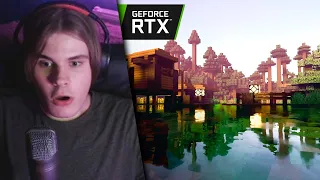 ХАМСТЕР РЕАГИРУЕТ НА MINECRAFT RTX | NERKIN | МАЙНКРАФТ | РЕАКЦИЯ