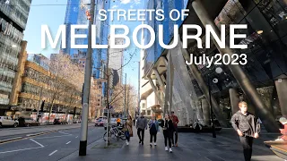 Melbourne City in July | Collins Street Walking Tour