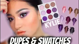 KYLIE COSMETICS THE PURPLE PALETTE DUPES & TUTORIAL