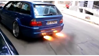 800 + HP BMW M3 E46 Touring  Anti Lag  Back Fire  Brutal Acceleration