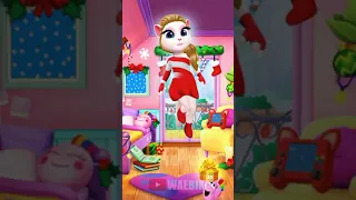 My Talking Angela 2 Christmas Update 🎄☃️ #shorts