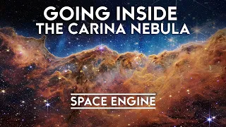 Space Engine: Inside The Carina Nebula - James Webb Space Telescope Celebration (Music Video)