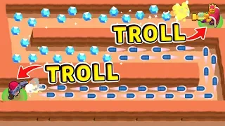 Troll vs Troll !!! Funny Moments Brawl Stars #21