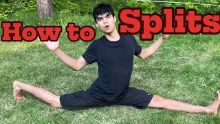 How to do the front splits.