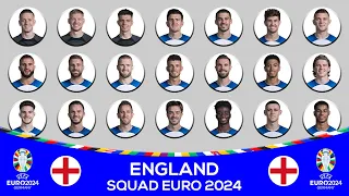 ENGLAND OFFICIAL 26 MAN SQUAD EURO 2024 | ENGLAND FINAL SQUAD LIST FOR UEFA EURO 2024