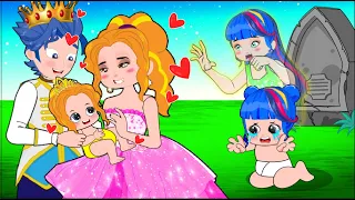 Unstable Family: Don't Make Mommy Cry! Abandoned little Princess | Poor Princess Life Animation