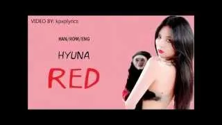 Red-Hyuna (Eng/Rom/Han) 빨개요