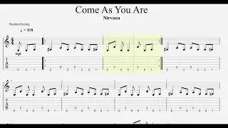 Come As You Are - Rockschool Grade 1 Acoustic Guitar - #Nirvana