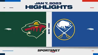 NHL Highlights | Wild vs. Sabres - January 7, 2023