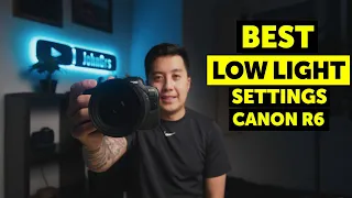 Canon R6 LOWLIGHT Footage And Settings - Learn How To Get The Best Lowlight Settings On The Canon R6