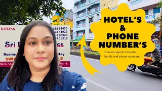 Vlog 46 “Low budget hotel at Chennai, near Apollo Hospital” #chennaiapollohotels #chennaihotelnumber