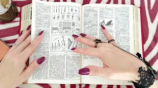 ASMR Slow Page Turning • Thick, Illustrated Dictionary (1960s) • 100 minutes • No Talking