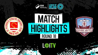 SSE Airtricity Men's Premier Division Round 18 | St Patrick's Ath. 2-1 Galway United | Highlights