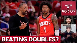 How Can Ime Udoka & Houston Rockets Solve Jalen Green Double-Teams? + Realistic Schedule Goals