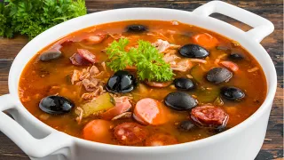 Лучший суп на Новый Год - Солянка сборная мясная / Всегда вкусно, solyanka.