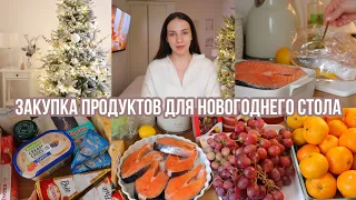 ЗАКУПКА ПРОДУКТОВ ДЛЯ НОВОГОДНЕГО СТОЛА🎄Планы на Новый год / Поздравление✨