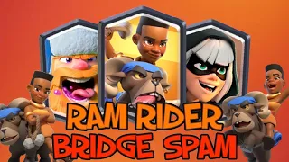 RAM RIDER BRIDGE SPAM DEMOLISHES ALL MATCHUPS!! (Clash Royale Classic Challenge)