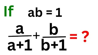 A Beautiful Math Olympiad Problem |  You Should Learn This Trick!!!