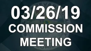 03/26/19 - Brevard County Commission Meeting - Part 1/3