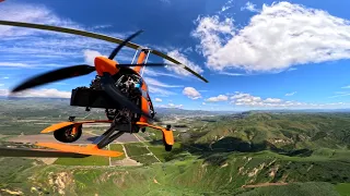 Spring Flight in Gyroplane - enjoy a hour flight