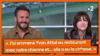 Les invités du jour - Charlotte Gainsbourg et José Garcia parlent d'amour et racontent des anecdotes