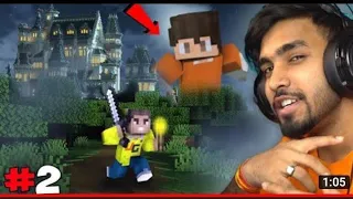 Hide and seek in haunted castle  Minecraft part 2