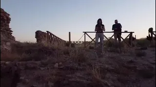 Castillo de Tabernas a vista de dron